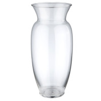 Ваза (стекло) Amfora 11.5*25 прозрачная