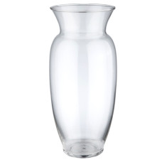 Ваза (стекло) Amfora 11.5*25 прозрачная