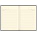 Ежедневник недатир. A5, 136л., кожзам, OfficeSpace "Dallas", синий, золотой срез