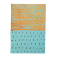 Записная книжка А5, 80 листов "Золотые штрихи", интегральная обложка, глянцевая ламинация, блок офсет 60 г/м2