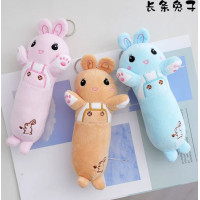 Брелок мягкий Зайка с поднятыми руками