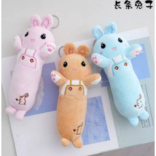 Брелок мягкий Зайка с поднятыми руками