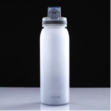 Бутылка (пластик) для воды 850 мл, матовый градиент, 23х7 см