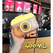 Бутылка "Photo camera", yellow (400 ml) 