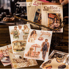 Стикербук Coffe story 90*125 20л