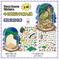 Наклейки, как игра Deco scene Stickers 7