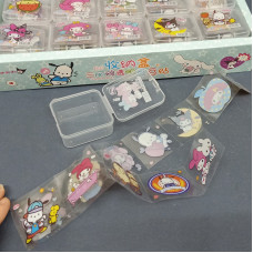 Набор наклеек в коробочке 12 шт. Мульты