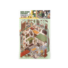 Наклейки, как игра Deco scene Stickers 1
