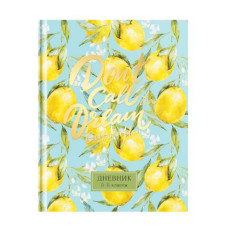 Дневник для 5-11 класса, твёрдая обложка Рисунки, Juicy lemon 48 листов