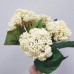 Ветка с белыми цветочками 36 см