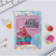 Набор фигурных ластиков Girl Rules 5 шт