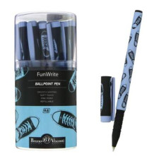 Ручка шариковая FunWrite Кеды. Casual blue узел 0.5 мм, чернила синие