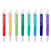 Ручка шариковая автоматическая  MESHU "Motivation"  синяя, 0,7мм