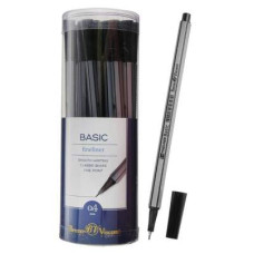 Ручка капиллярная-файнлайнер Basic BV 0,4 черная