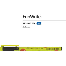 Ручка шариковая синяя 0.5 мм "FunWrite.Вишня"