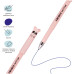 Ручка гелевая стираемая MESHU "Cutes" синяя, 0,5мм, софт-тач