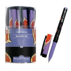 Ручка шариковая FreshWrite Fresh & fruity «Инжир», узел 0.7 мм, синие пигментные чернила, корпус Sof