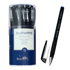 Ручка шариковая EasyWrite Black, 0.5 мм, чёрные чернила, матовый корпус Silk Touch