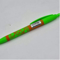 Ручка автом. шариковая синяя Морковки (на зеленом)