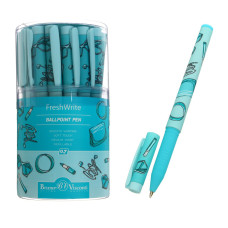 Ручка шариковая синяя 0.7 мм "FreshWrite.Life Style.Turquoise dream"