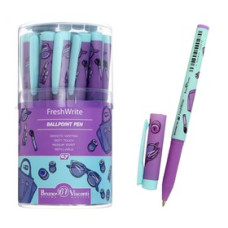 Ручка шариковая FreshWrite Life Style. Lilac dream, узел 0.7 мм, синие пигментные чернила, корпус Soft Touch