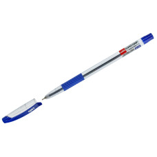 Ручка шариковая Cello "Slimo Grip" синяя, грип, 0,7мм