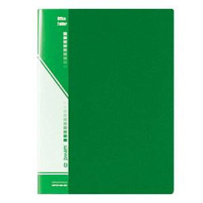 Папка-файл 40 NP0155-40G зеленая 0,60мм inФОРМАТ