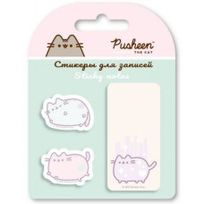 Бумага для заметок с клеевым краем 3шт х 20л PUIS-UA1-SN-H3 (165389) Pusheen