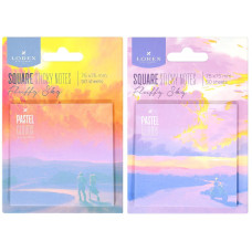 Блок самоклеящийся LOREX SQUARE серии FLUFFY SKY 75х75 мм, 50 листов