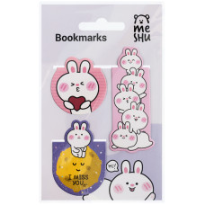 Закладки магнитные для книг, 3шт., MESHU "Bubble bunny"