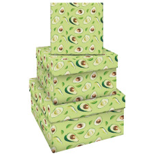Коробка подарочная MESHU Avocado 17.5*17.5*10