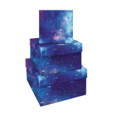 Коробка подарочная MESHU В глубинах космоса 15,9*15,9*9