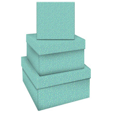 Коробка подарочная MESHU Turquoise style 17.5*17.5*10