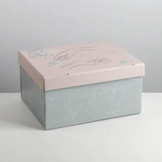 Коробка подарочная складная, упаковка, «Вдохновение», 31,2 х 25,6 х 16,1 см