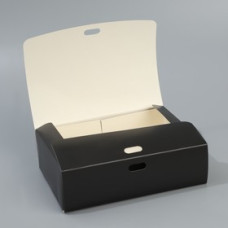 Коробка подарочная складная, упаковка, «Чёрная», 16.5 х 12.5 х 5 см