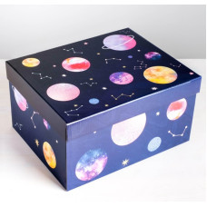 Коробка складная «Космос», 31,2 х 25,6 х 16,1 см
