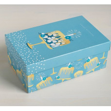Коробка подарочная Happy Birthday 20 х 12.5 х 7.5 см