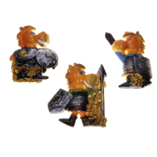 Магнит Лошадка воин 6,5*4,8 см