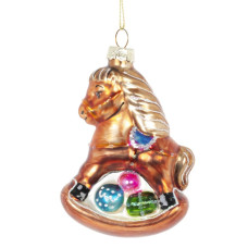 Украшение новогоднее "Лошадка", L7 W3,5 H11 см