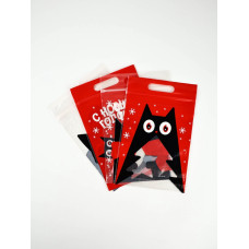 Подарочный пакет с zip замком, «Новогодние подарки», 15×22 см