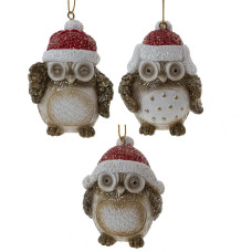 Фигурка декоративная подвесная "Сова", L5 W4 H7 см