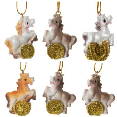 Фигурка декоративная подвесная "Лошадка", L3 W1,5 H4 см