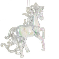 Украшение новогоднеe "Лошадь", L10 W3 H9,5 см