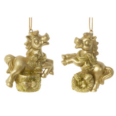 Фигурка декоративная подвесная "Лошадка", L6,5 W3,5 H7 см