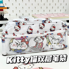 Пенал Hello Kitty с карманом 10*21