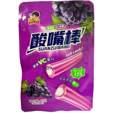 Конфеты жевательные Meng Xiao Shuai Suanzuibang Виноград 22г