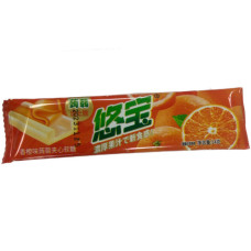 Конфеты жевательные Youbao с начинкой Апельсин 14г