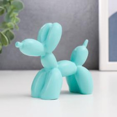 Сувенир "Воздушный шарик - собачка" нежно-голубой 8х10х4 см