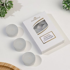 Набор свечей чайных ароматизированных "Булочка с корицей", 6 шт, 12 гр