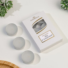 Набор свечей чайных ароматизированных "Лен и кашемир", 6 шт, 12 гр